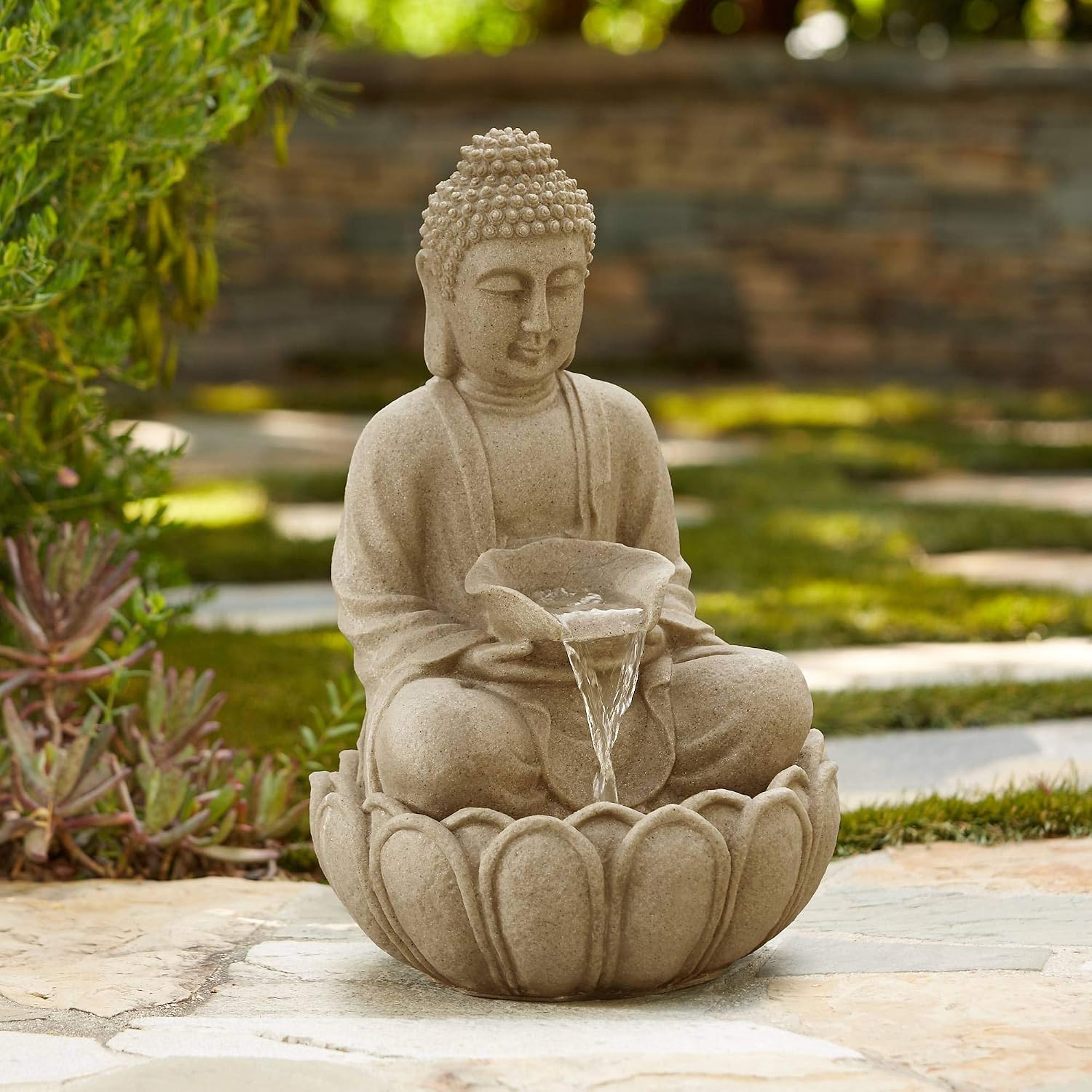 Outdoor Zen Lighting - 22인치 높이의 LED 조명이 있는 실내외