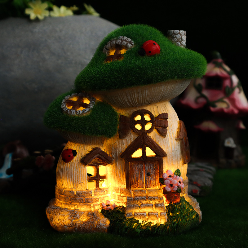 Outdoor Lighting Architectural - 정원 태양광 야간 조명 버섯 모양