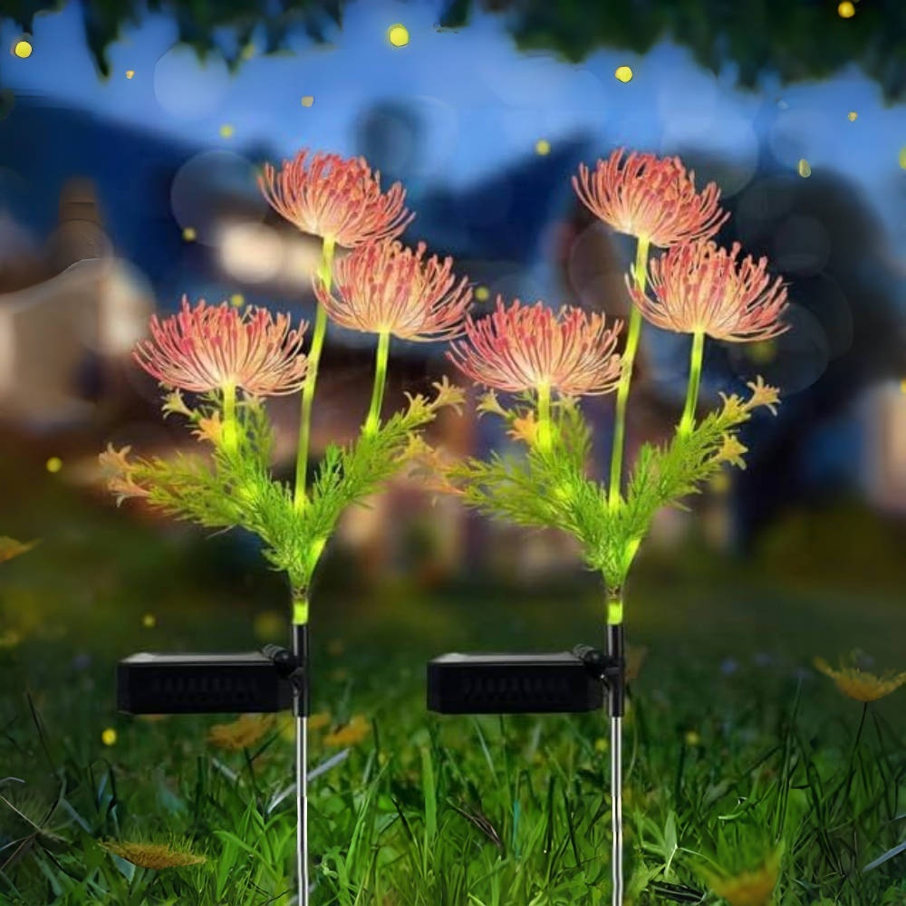 Outdoor Lighting And Landscape - 태양광 꽃 장식 조명, 정원용 태양광