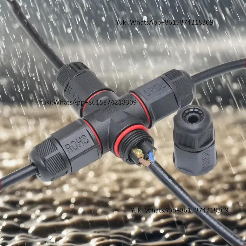 Outdoor Lighting Junction Box - IP68 방수 케이블 T탭 전기 커넥터