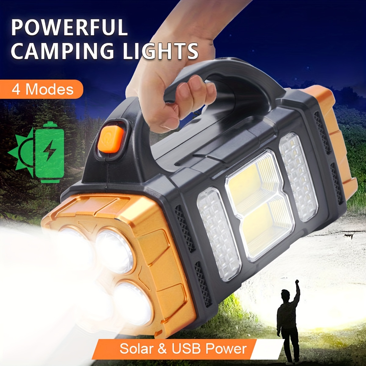 Outdoor Lighting Junction Box - 새로운 업그레이드 충전식 고출력 태양광 LED