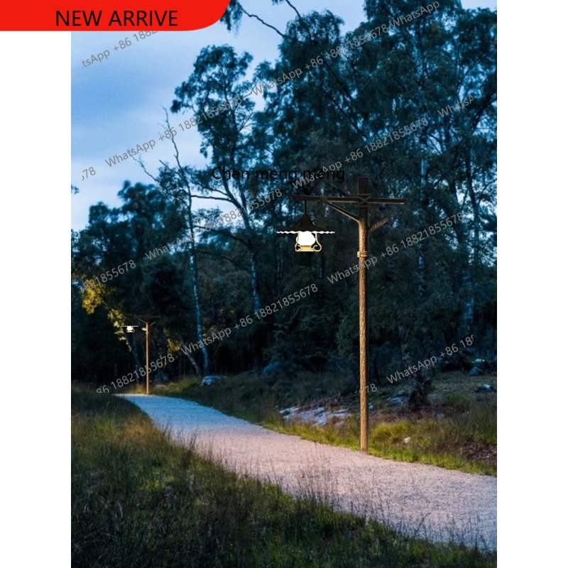 Outdoor Lighting Spotlight - 태양광 레트로 공원등 야외 홈스테이 조경등