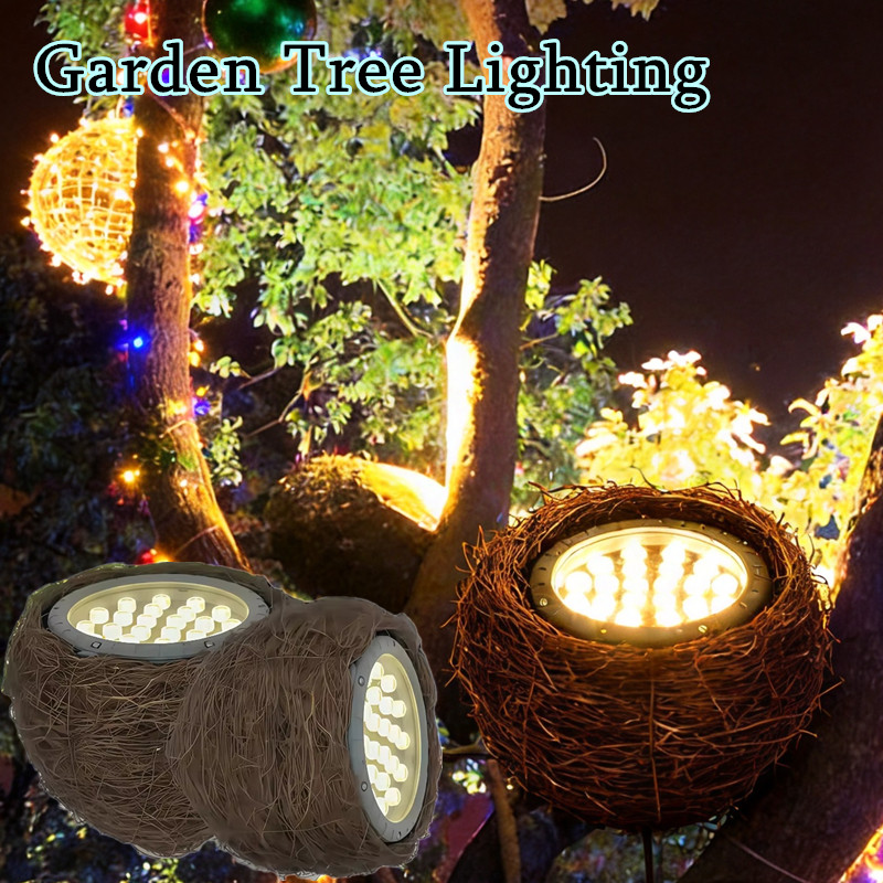 Outdoor Lighting Architectural - 화려한 정원 방수 트리 조명 12W