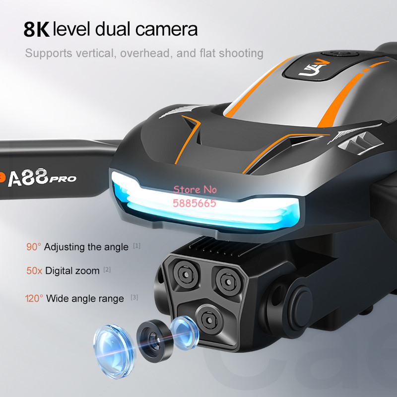 8K 항공 촬영 광학 흐름 위치 지정 FPV RC 드론 - Outdoor Lighting Battery Operated 리뷰 및 가격