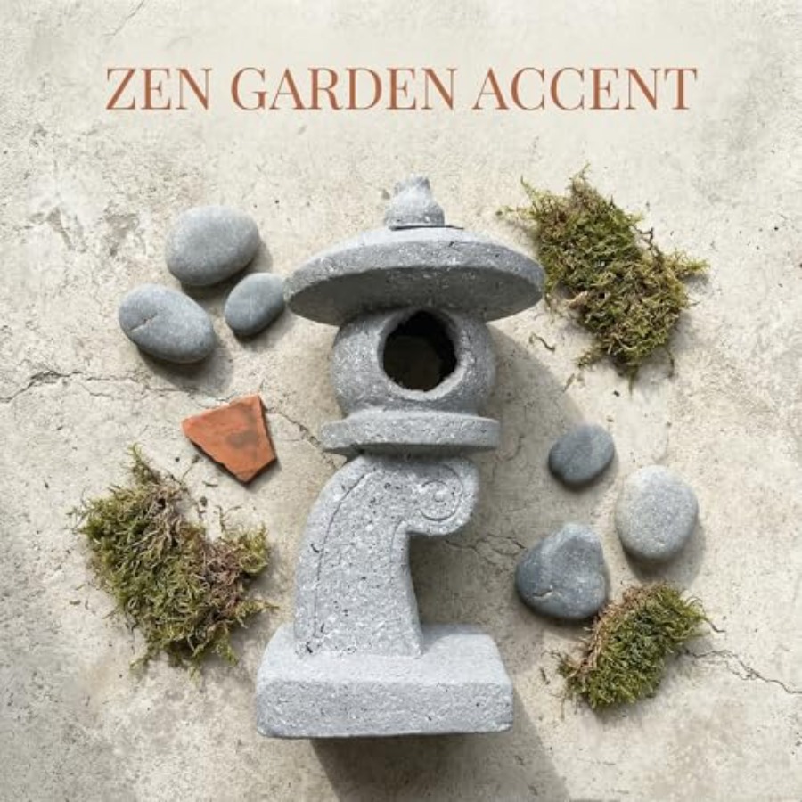 14인치 높이 아시아식 태양광 젠 파고다 정원 장식 L - Outdoor Zen Lighting 리뷰 및 가격