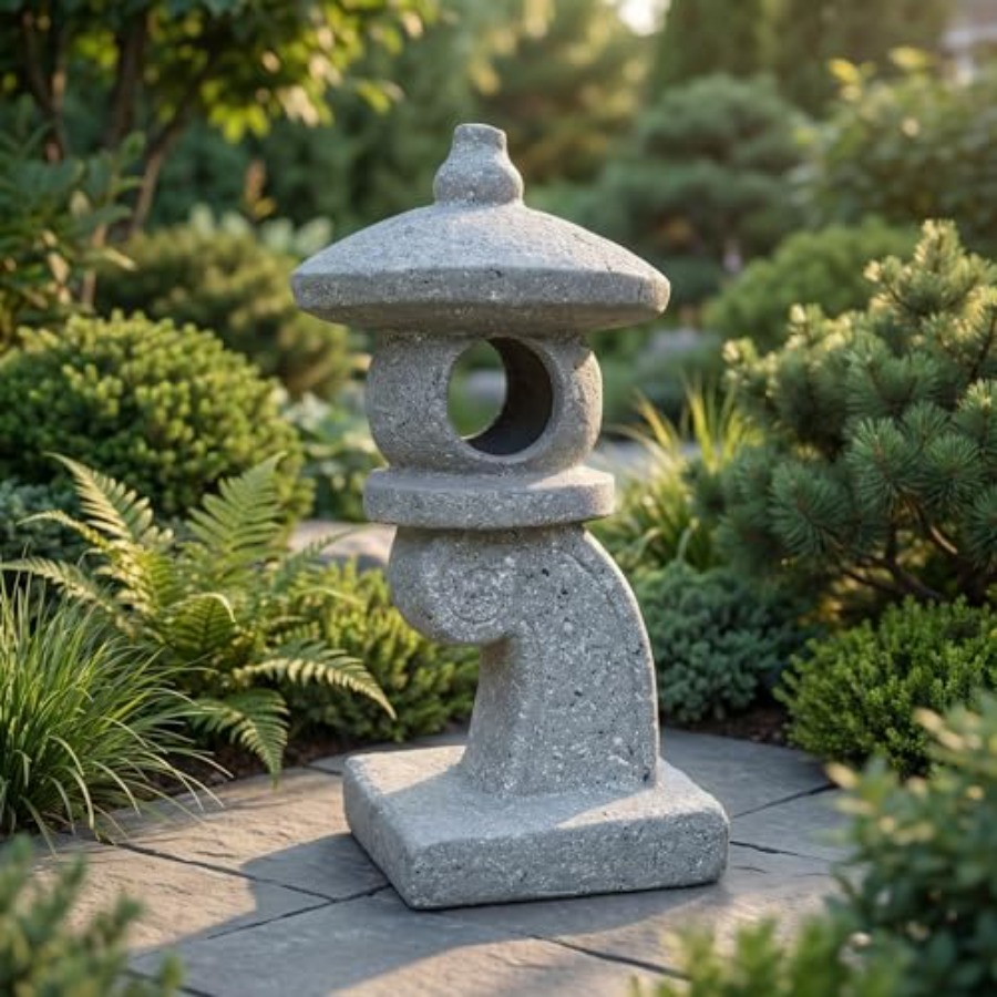 14인치 높이 아시아식 태양광 젠 파고다 정원 장식 L - Outdoor Zen Lighting 리뷰 및 가격