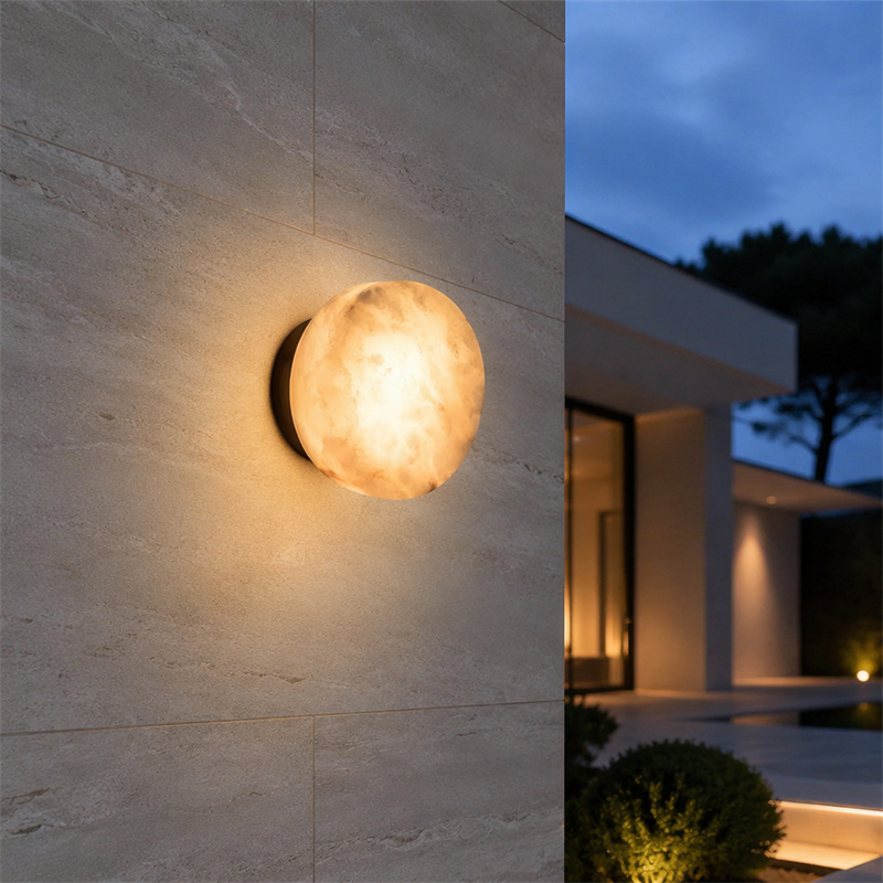 야외용 IP65 방수 알라바스터 벽등 원형 클라우드 스 - Outdoor Lighting Year Round 리뷰 및 가격