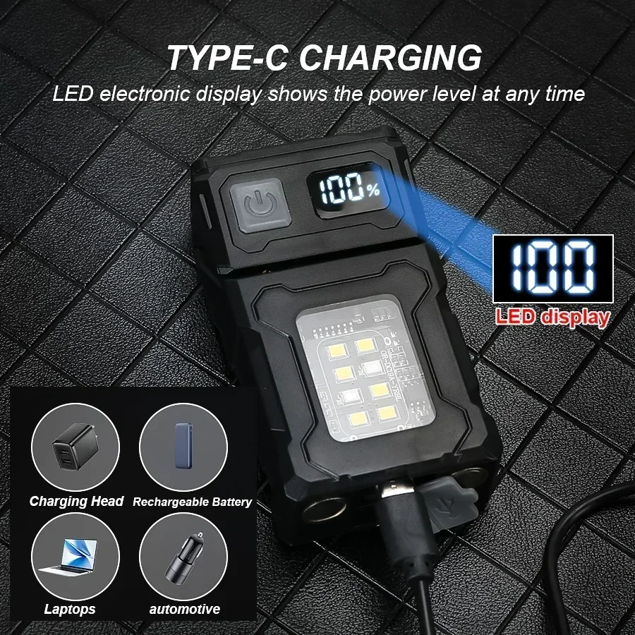 미니 충전식 LED 포켓 손전등 휴대용 측면 COB 토 - Outdoor Lighting Junction Box 리뷰 및 가격