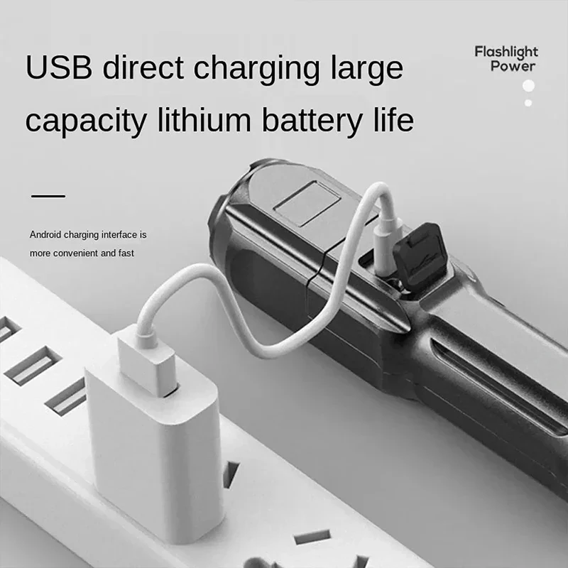 LED 캠핑 토치 손전등 고출력 충전식 USB 스포트라 - Outdoor Lighting Spotlight 리뷰 및 가격