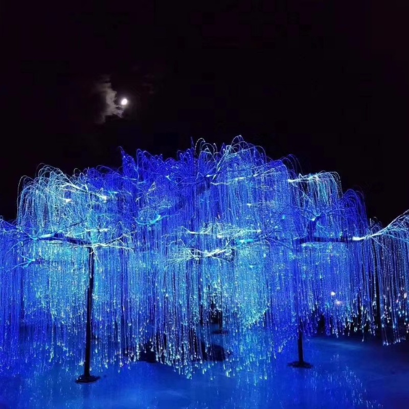 DIY 광섬유 생명의 나무 램프 야외 폭포 조명 별이  - Outdoor Lighting Architectural 리뷰 및 가격