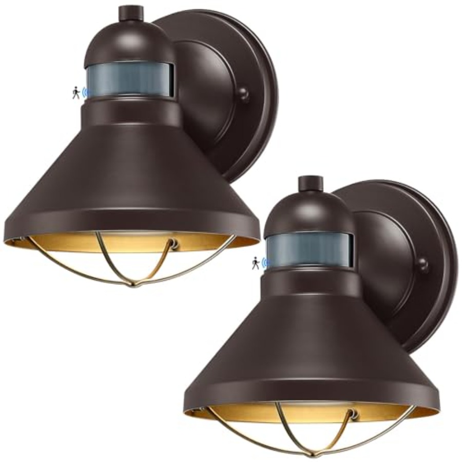 2팩 모션 센서 야외 LED 벽등, 해 질녘부터 새벽까 - Outdoor Lighting Lanterns 리뷰 및 가격