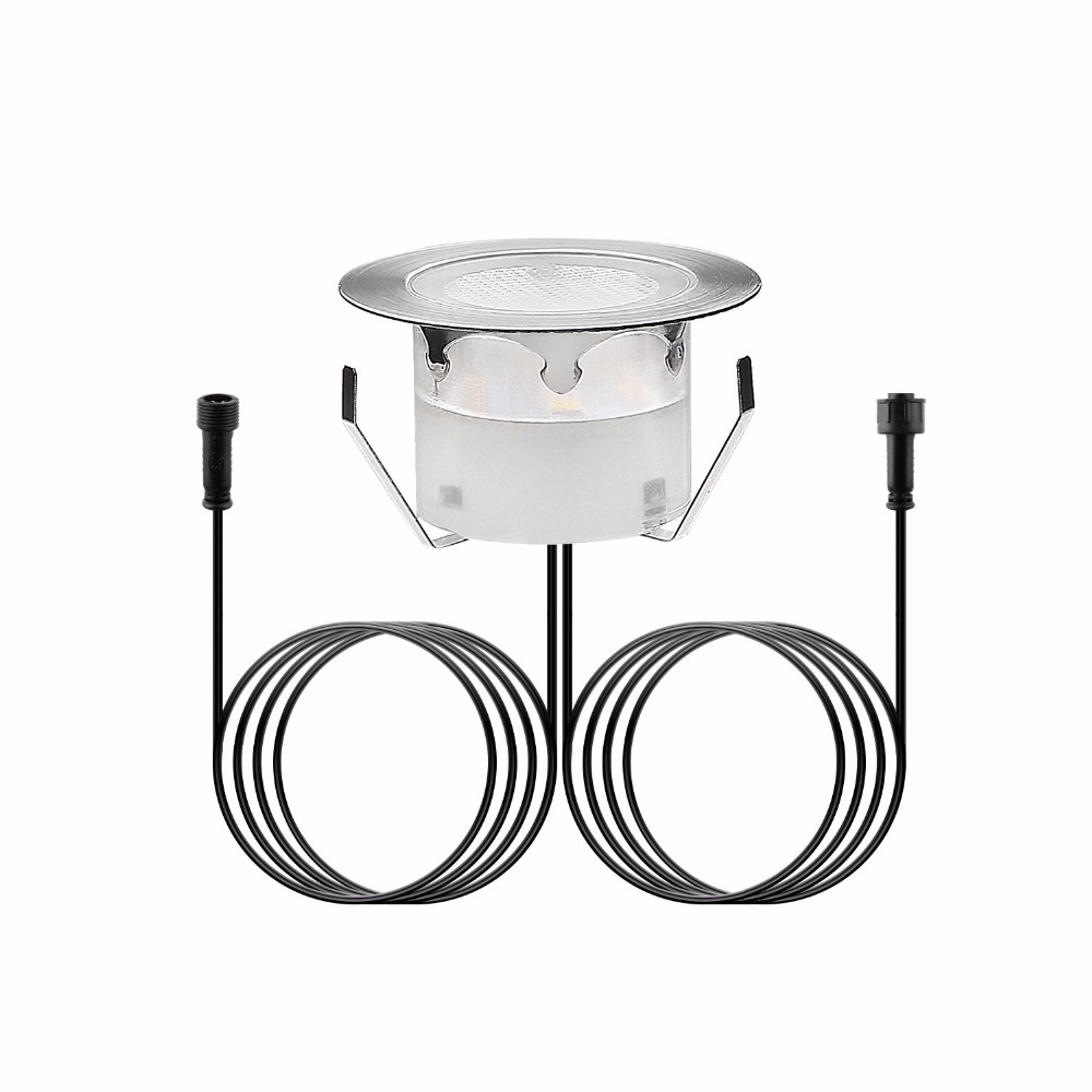 QACA 6팩 LED 데크 조명 저전압 DC12V 1W - Outdoor Lighting Kits Low Voltage 리뷰 및 가격