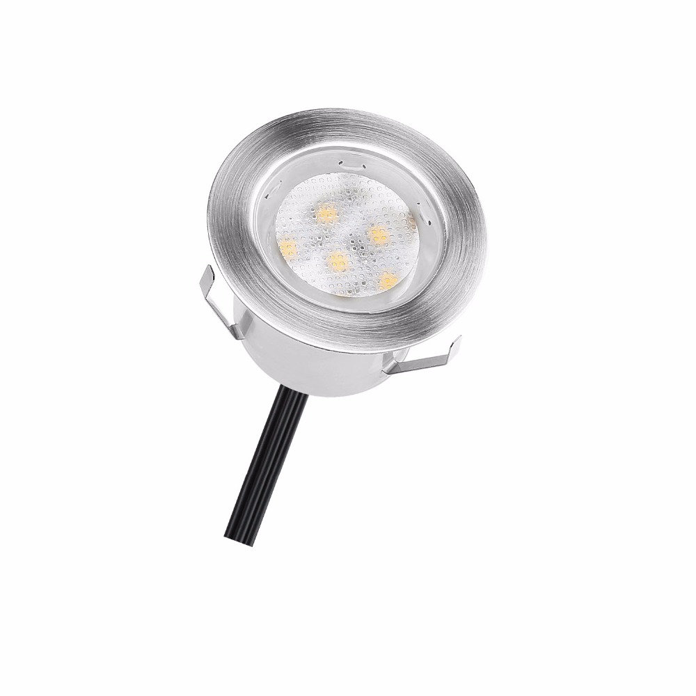 QACA 6팩 LED 데크 조명 저전압 DC12V 1W - Outdoor Lighting Kits Low Voltage 리뷰 및 가격