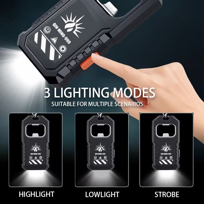 2Pcs 휴대용 LED COB 키 체인 손전등 USB  - Outdoor Lighting Lanterns 리뷰 및 가격