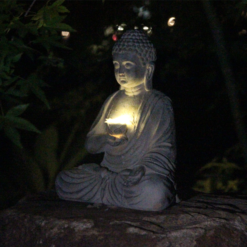 수지 태양 부처님 동상 조각 정원 장식 조명 선 아시아 - Outdoor Zen Lighting 리뷰 및 가격