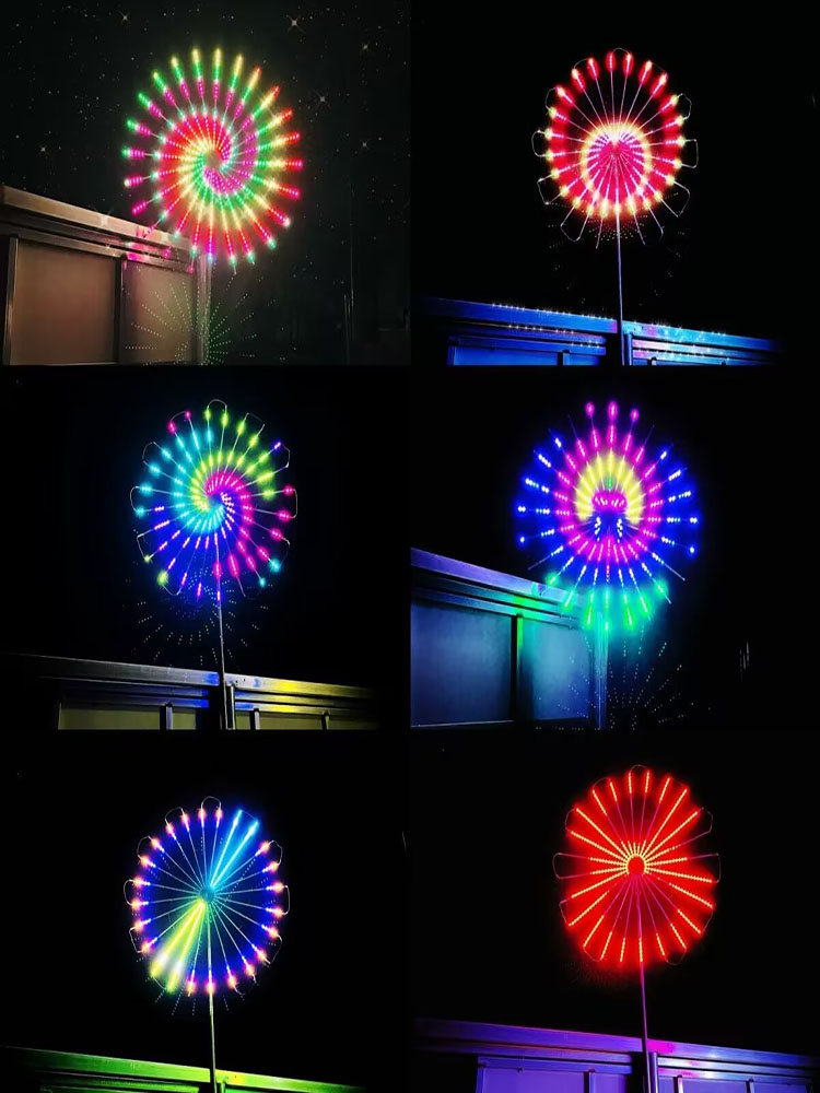 2026년 새해 양면 프로그래밍 가능 불꽃놀이 조명 풍 - Outdoor Lighting Year Round 리뷰 및 가격