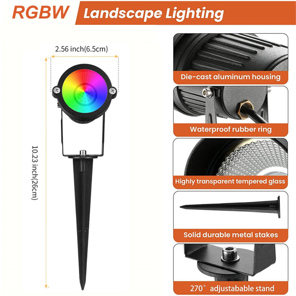 RGBW 조경 조명 10W 리모컨 포함 스포트라이트 1 - Outdoor Lighting And Landscape 리뷰 및 가격