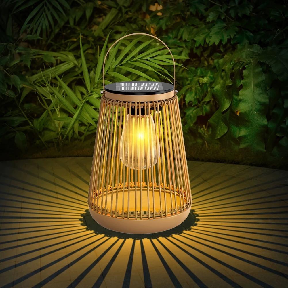 IP65 방수 태양광 라탄 랜턴 걸이식 테이블 조명 야 - Outdoor Lighting Lanterns 리뷰 및 가격