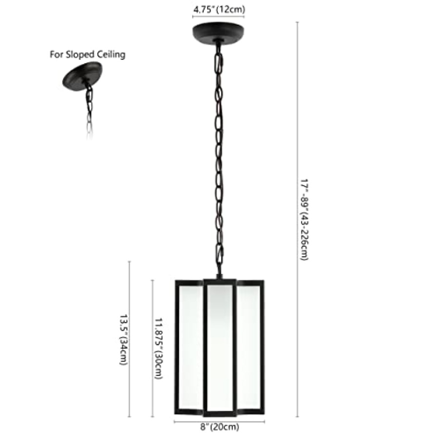 라이팅 컬렉션 하일라 블랙 확장형 야외 펜던트 - Outdoor Lighting Collections 리뷰 및 가격