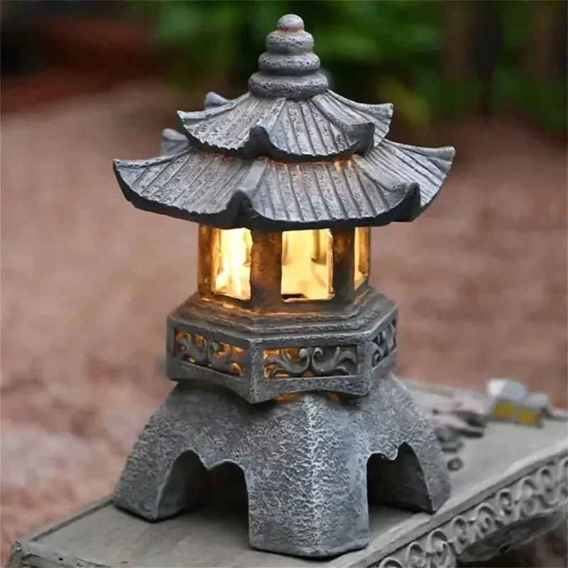 태양광 일본식 탑 랜턴 방수 야외 정원 조명 젠 스타일 - Outdoor Zen Lighting 리뷰 및 가격