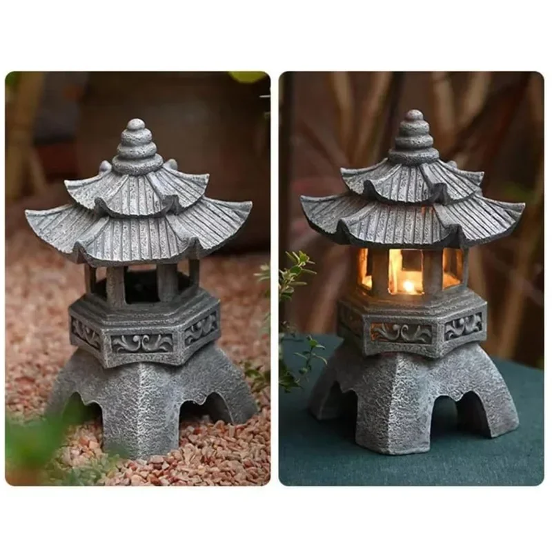 태양광 일본식 탑 랜턴 방수 야외 정원 조명 젠 스타일 - Outdoor Zen Lighting 리뷰 및 가격