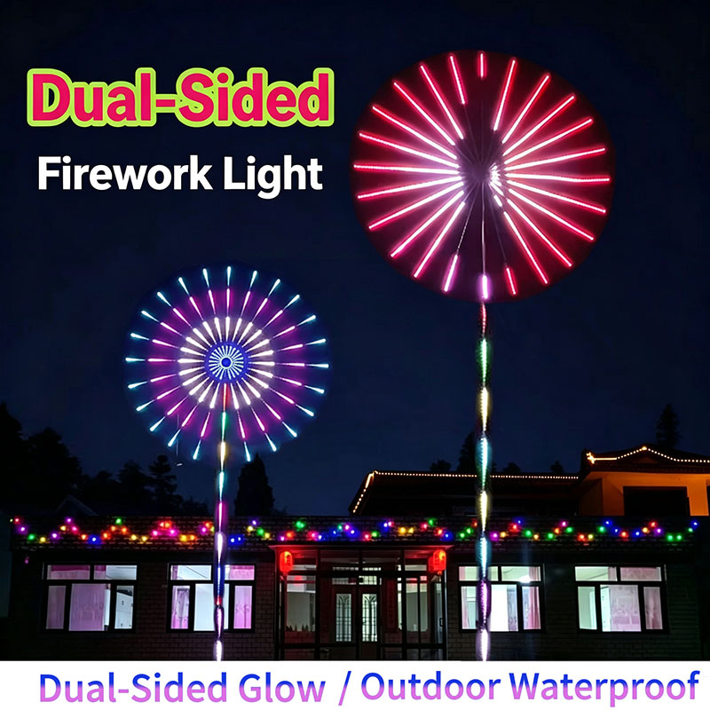 24개 튜브 새해 RGB 불꽃놀이, 듀얼 스피커, 사운 - Outdoor Lighting Year Round 리뷰 및 가격