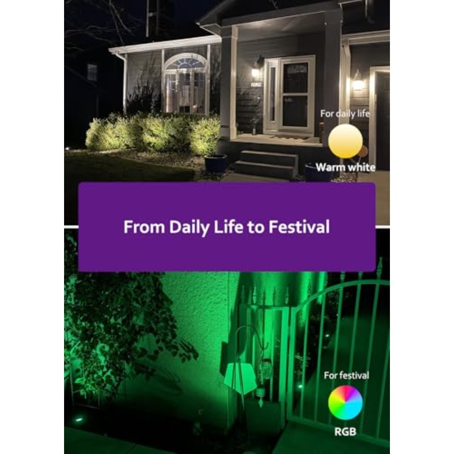 할로윈 크리스마스용 스포트라이트 야외 조명: 4-in- - Outdoor Lighting Kits Low Voltage 리뷰 및 가격