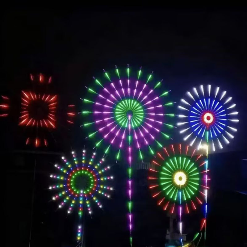양면 풍차 회전식 LED 불꽃놀이 스트로브 조명 202 - Outdoor Lighting Year Round 리뷰 및 가격