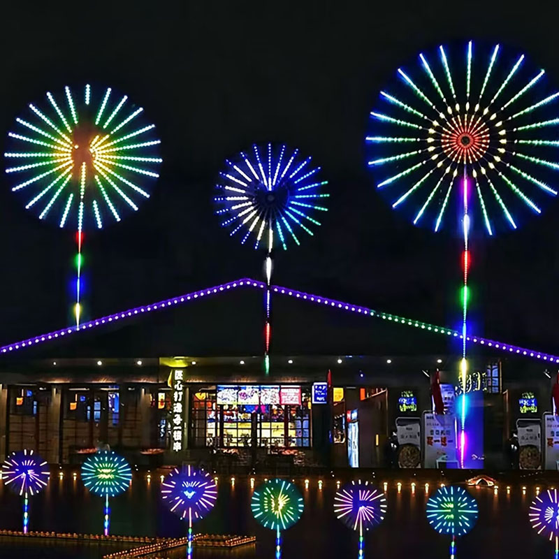 양면 풍차 회전식 LED 불꽃놀이 스트로브 조명 202 - Outdoor Lighting Year Round 리뷰 및 가격