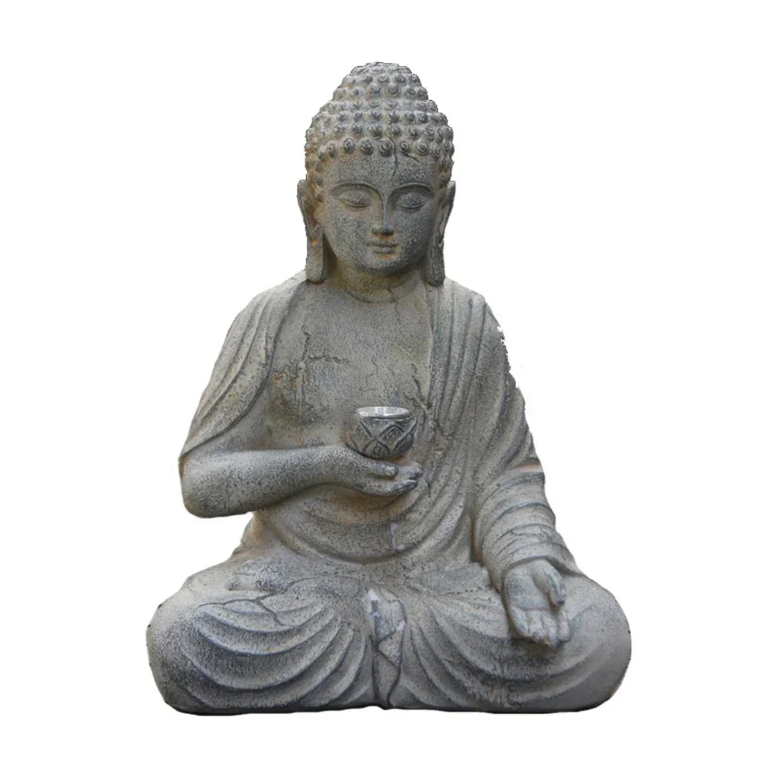 태양광 정원 장식 불상 레진 야외 장식 조명 조각품 젠 - Outdoor Zen Lighting 리뷰 및 가격