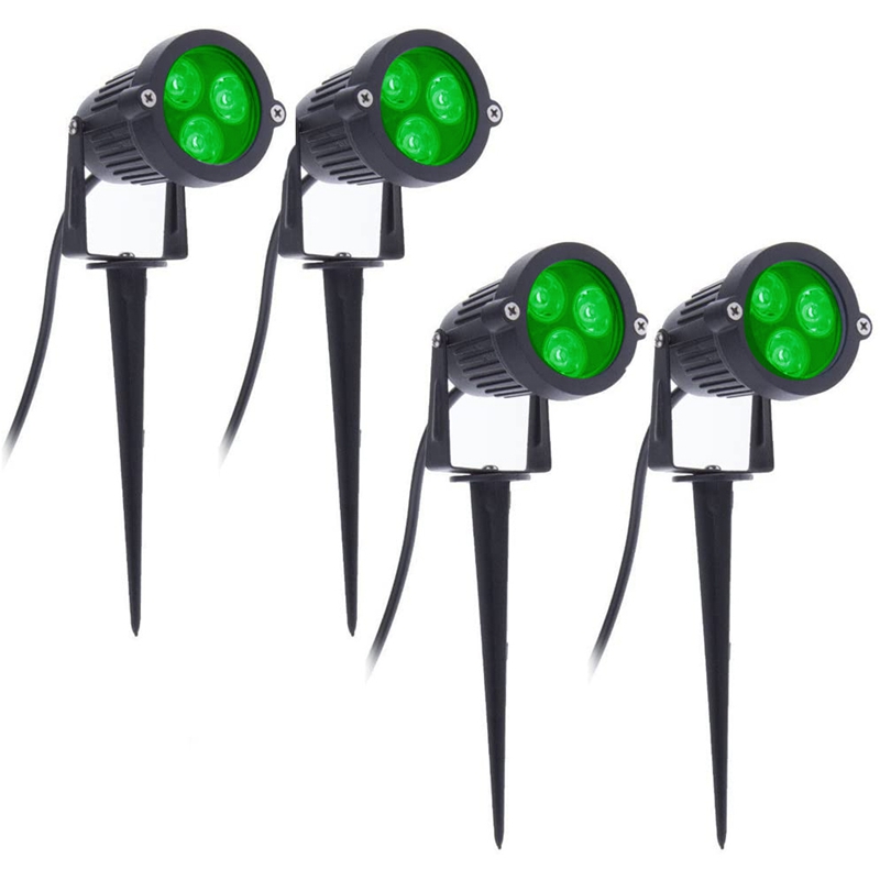 4개 LED 정원 조명 3W 220V 스파이크가 있는  - Outdoor Lighting Spotlight 리뷰 및 가격