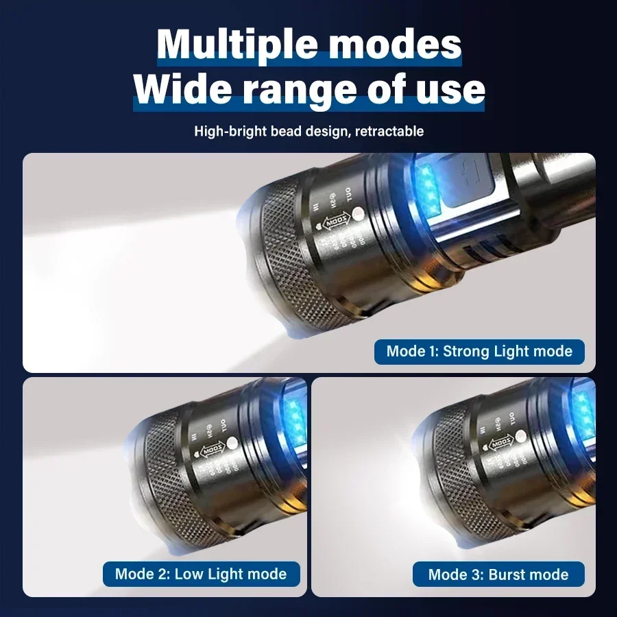 전술용 LED 손전등 2000LM USB 충전식 방수  - Outdoor Lighting Junction Box 리뷰 및 가격