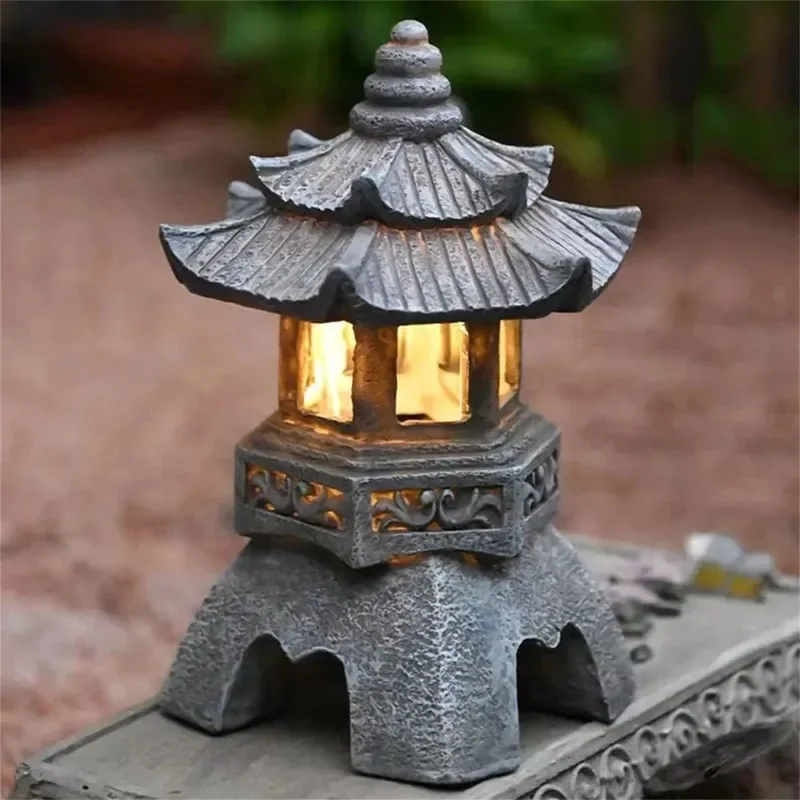 태양광 일본식 탑 랜턴 방수 야외 정원 조명 젠 스타일 - Outdoor Zen Lighting 리뷰 및 가격